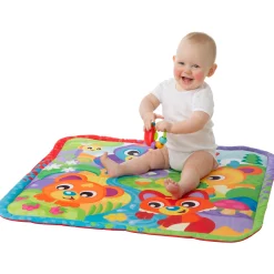 Speelkleden & Babygyms*Playgro 4-in-1 speelkleed Woodlands muziek & projector Multi