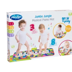 Interactief Speelgoed*Playgro jumbo jungle piano speelmat Multi