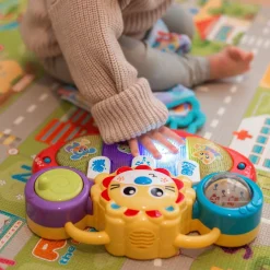 Interactief Speelgoed|Rammelaars*Playgro Lion Activity Kick toy rammelaar Multi