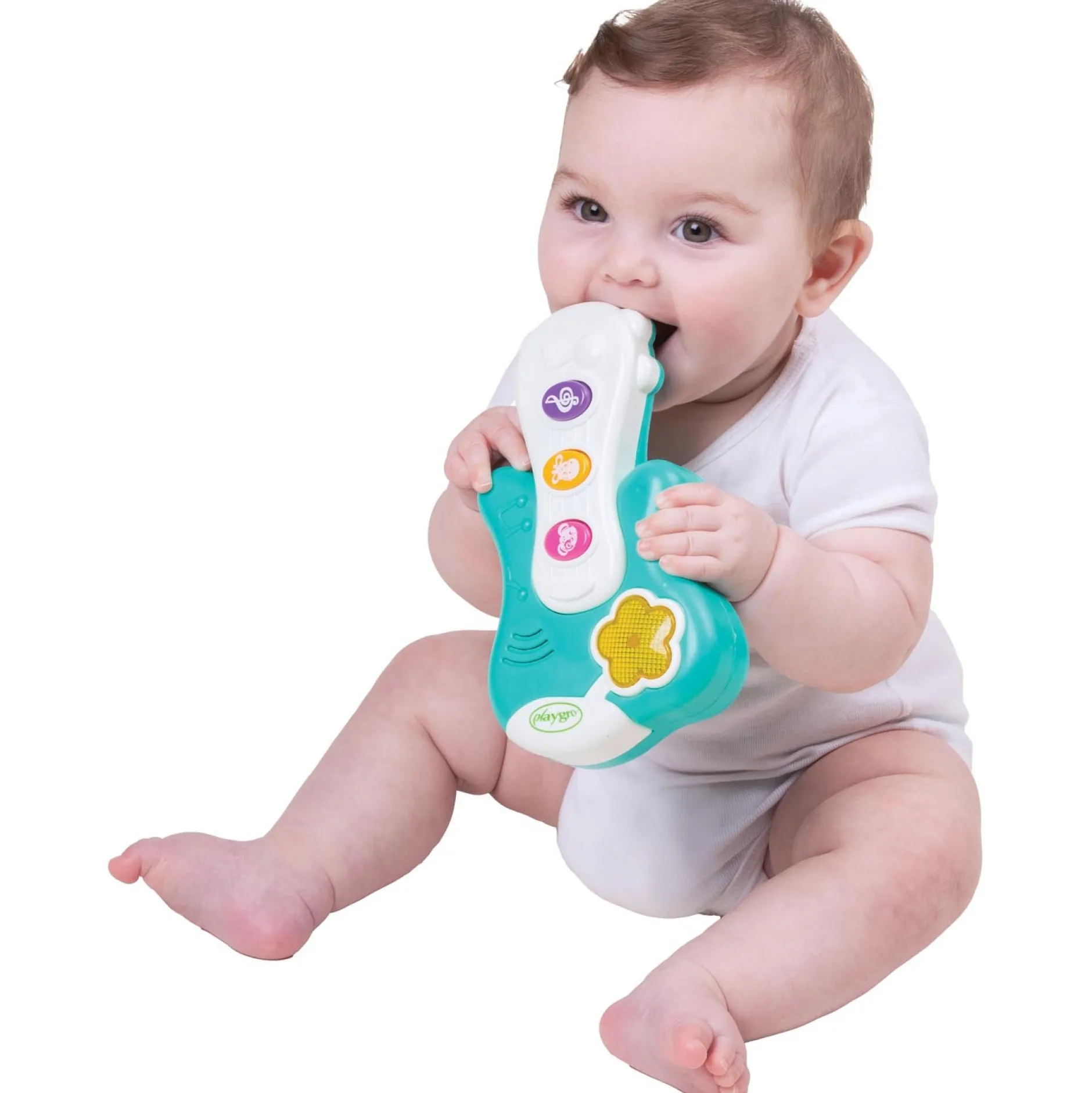 Interactief Speelgoed*Playgro Little Strummer Light-Up Guitar Multi