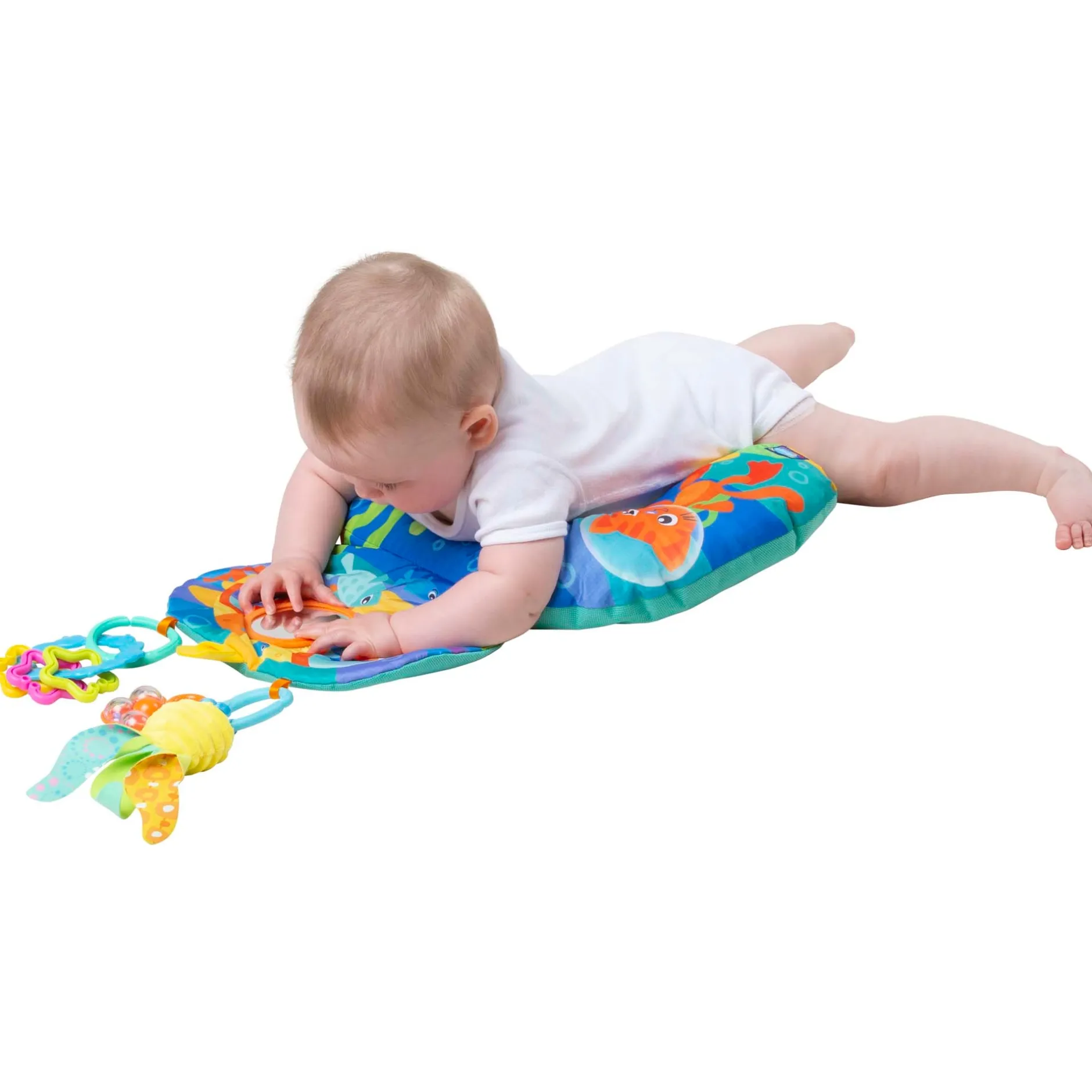 Speelkleden & Babygyms*Playgro ocean tummy time activity pillow Multi