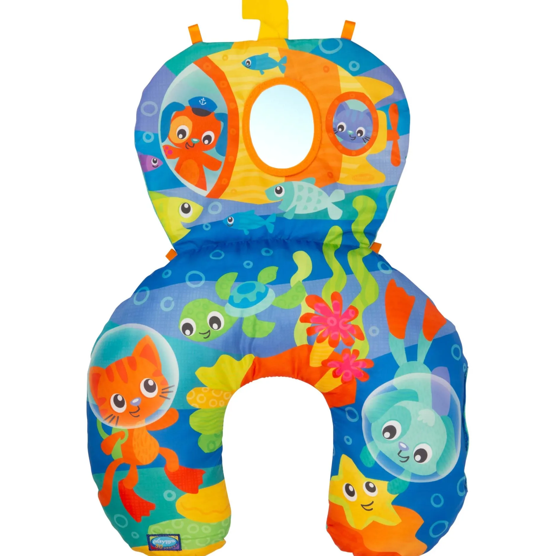 Speelkleden & Babygyms*Playgro ocean tummy time activity pillow Multi