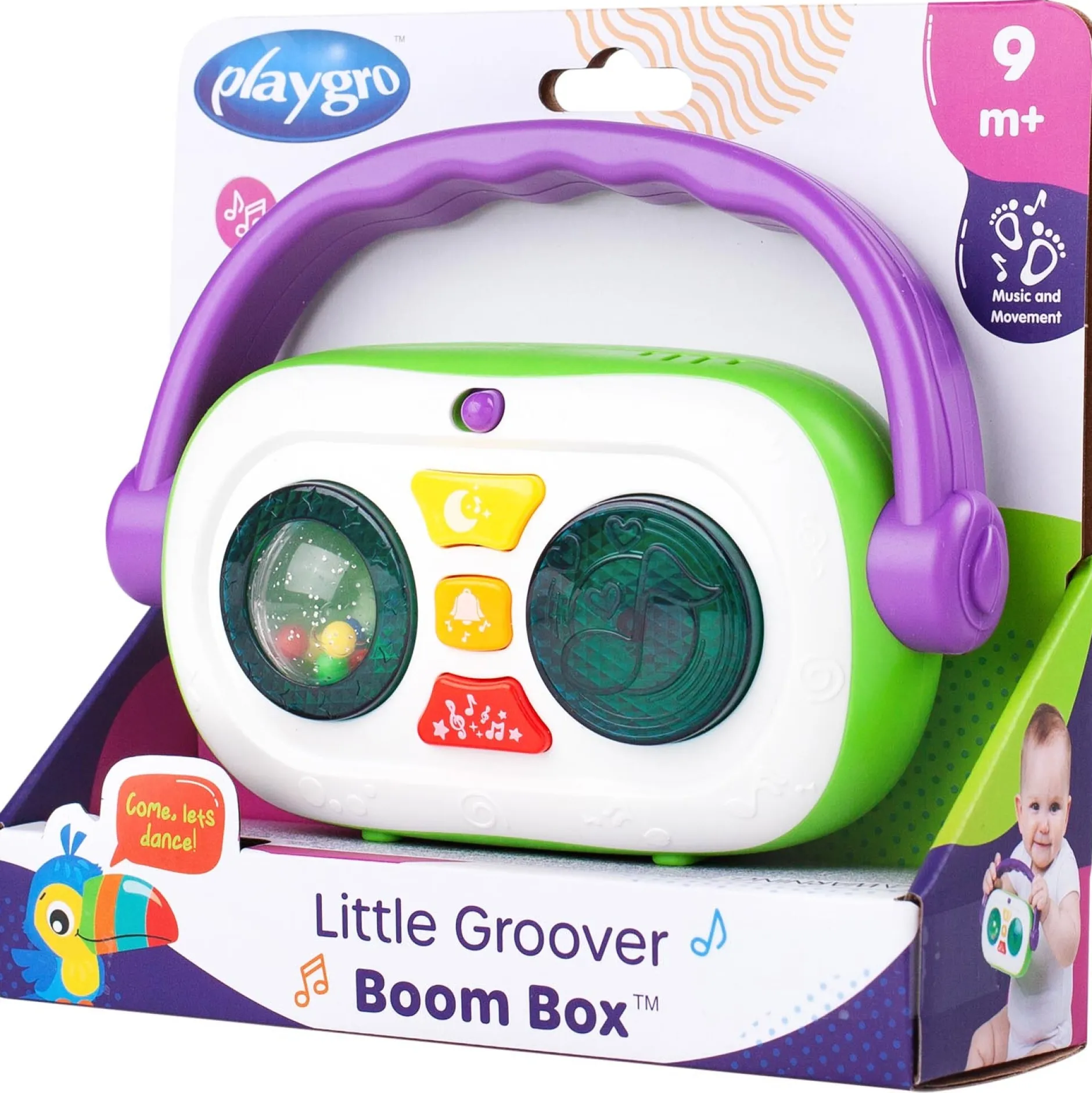 Interactief Speelgoed*Playgro radio Little Groover Boom Box Multi