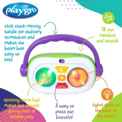 Interactief Speelgoed*Playgro radio Little Groover Boom Box Multi