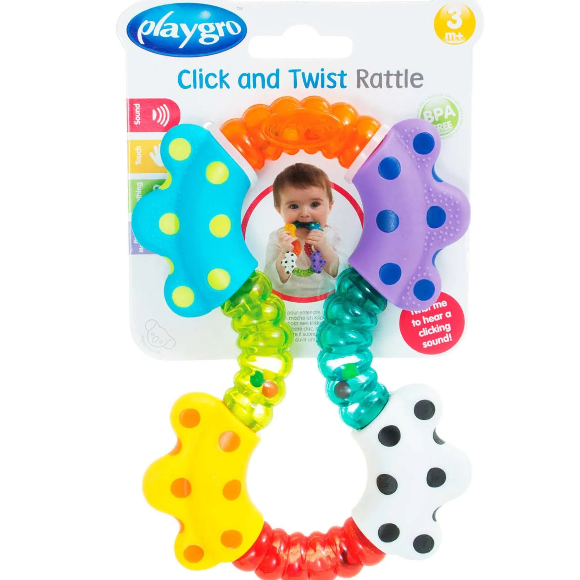 Rammelaars*Playgro rammelaar Click Twist Rattle Multi