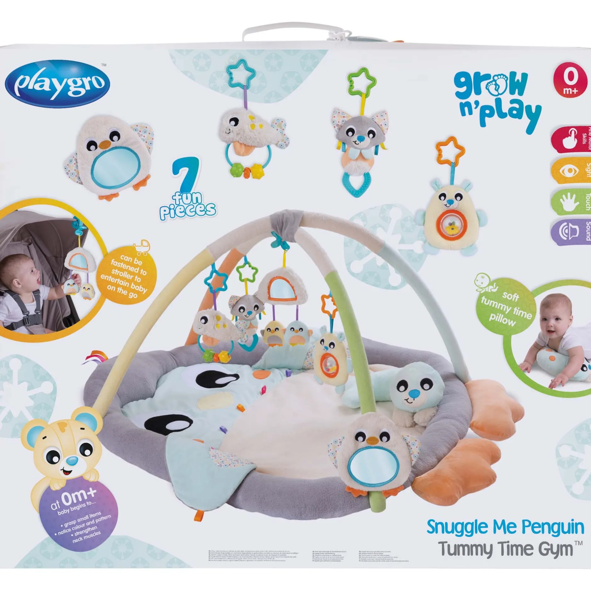 Speelkleden & Babygyms*Playgro speelkleed Snuggle me Penguin Tummy Time gym Onbekend