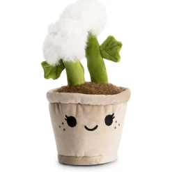Overige Accessoires*Div. Merken Pluche plant paardenbloem 23cm beige