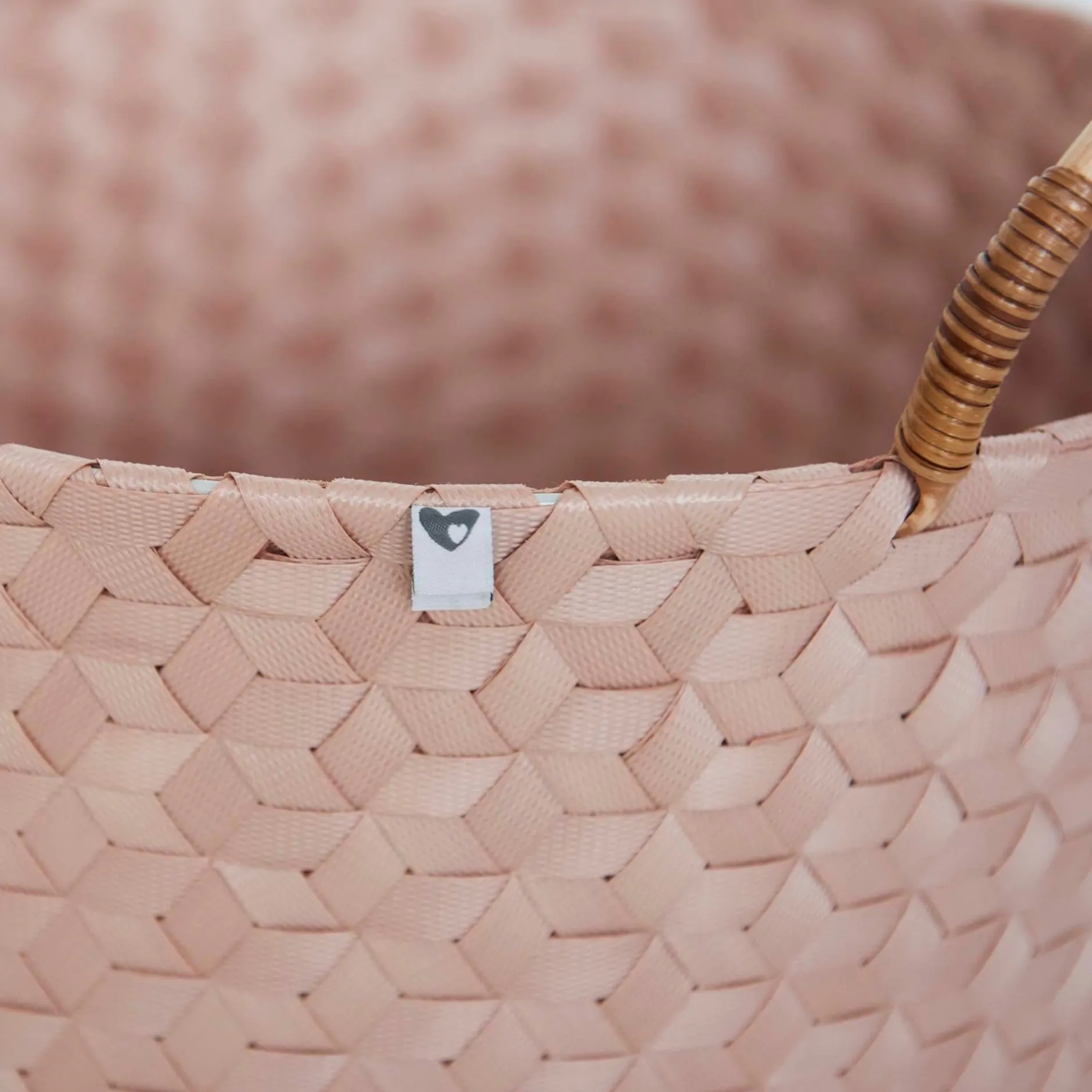 Manden & Dozen*Prénatal Prenatal mand groot hexagon roze