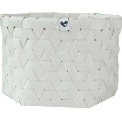 Manden & Dozen*Prénatal Prenatal mandje rond hexagon wit