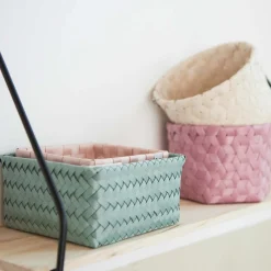 Manden & Dozen*Prénatal Prenatal mandje rond hexagon wit