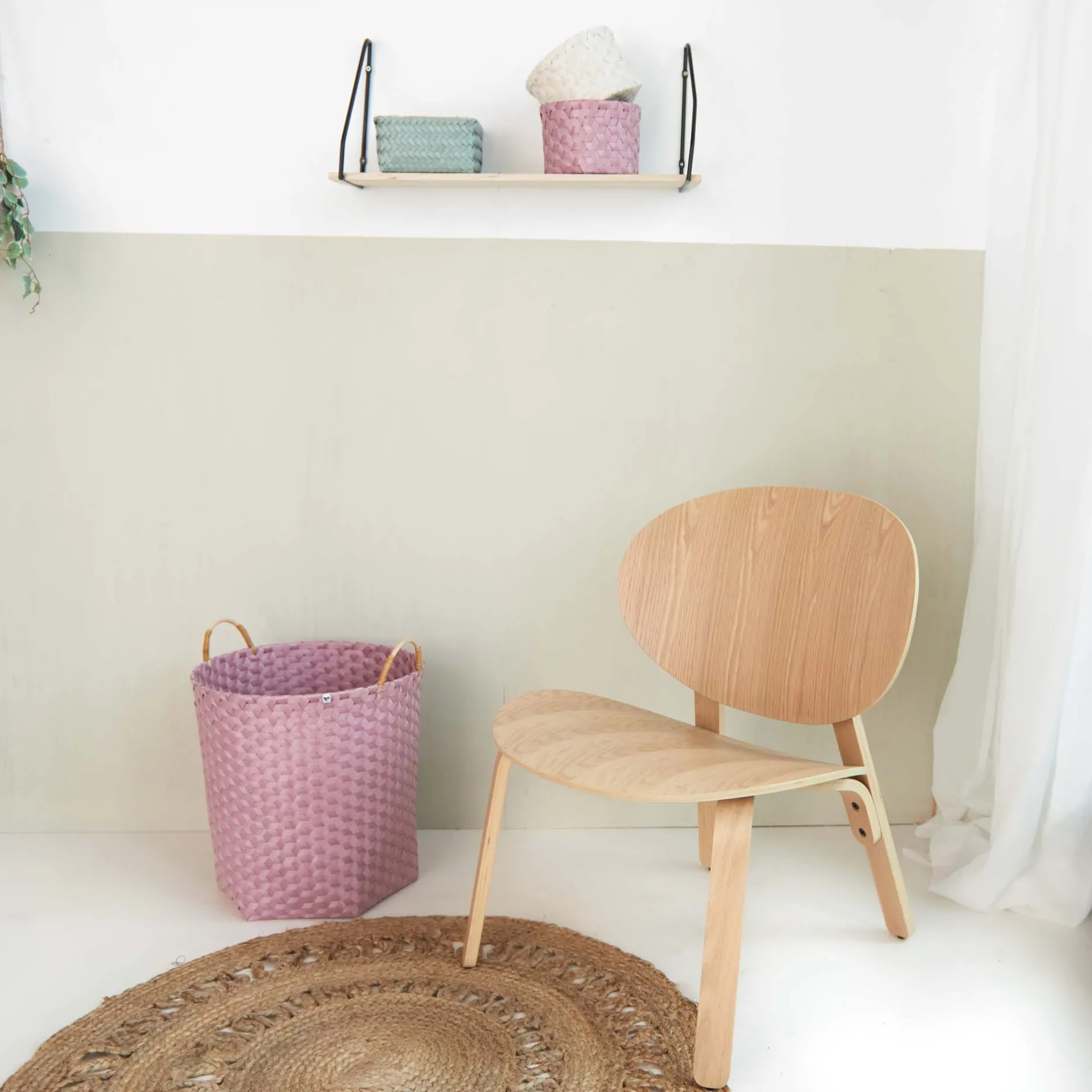 Manden & Dozen*Prénatal Prenatal mandje rond hexagon wit
