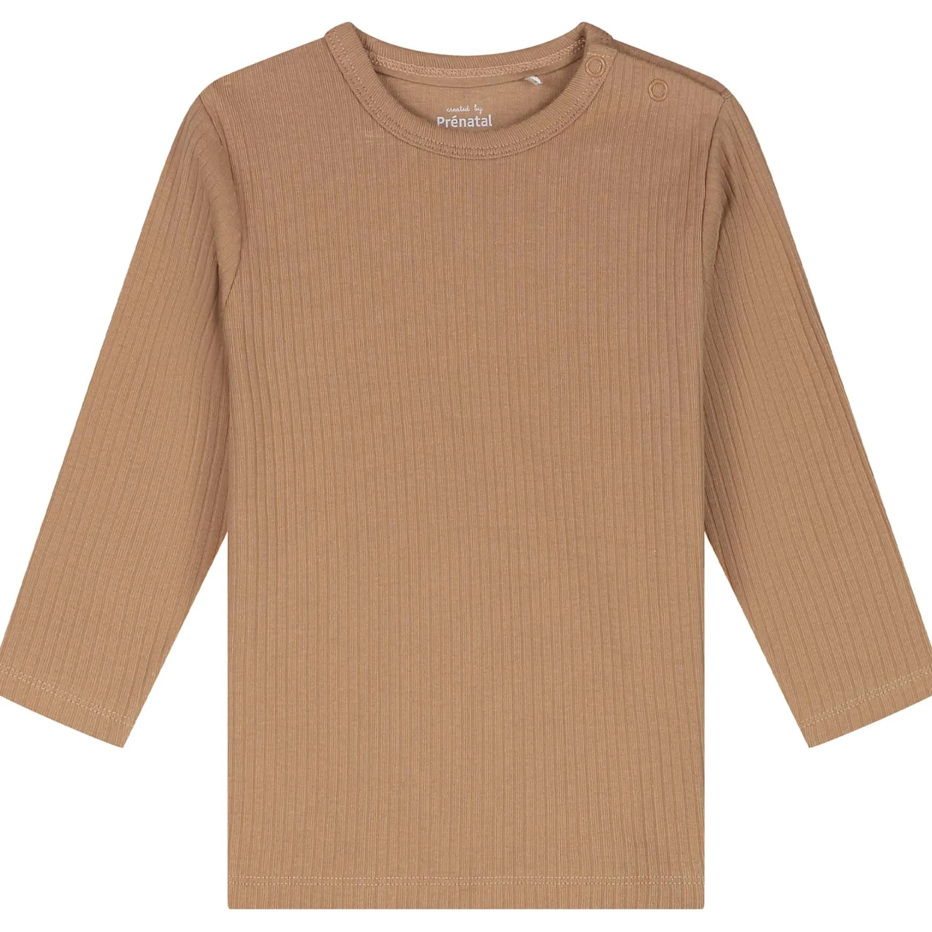 Pyjama's|Pyjama's*Prénatal Prenatal peuter rib pyjama beige Dark Sand Brown