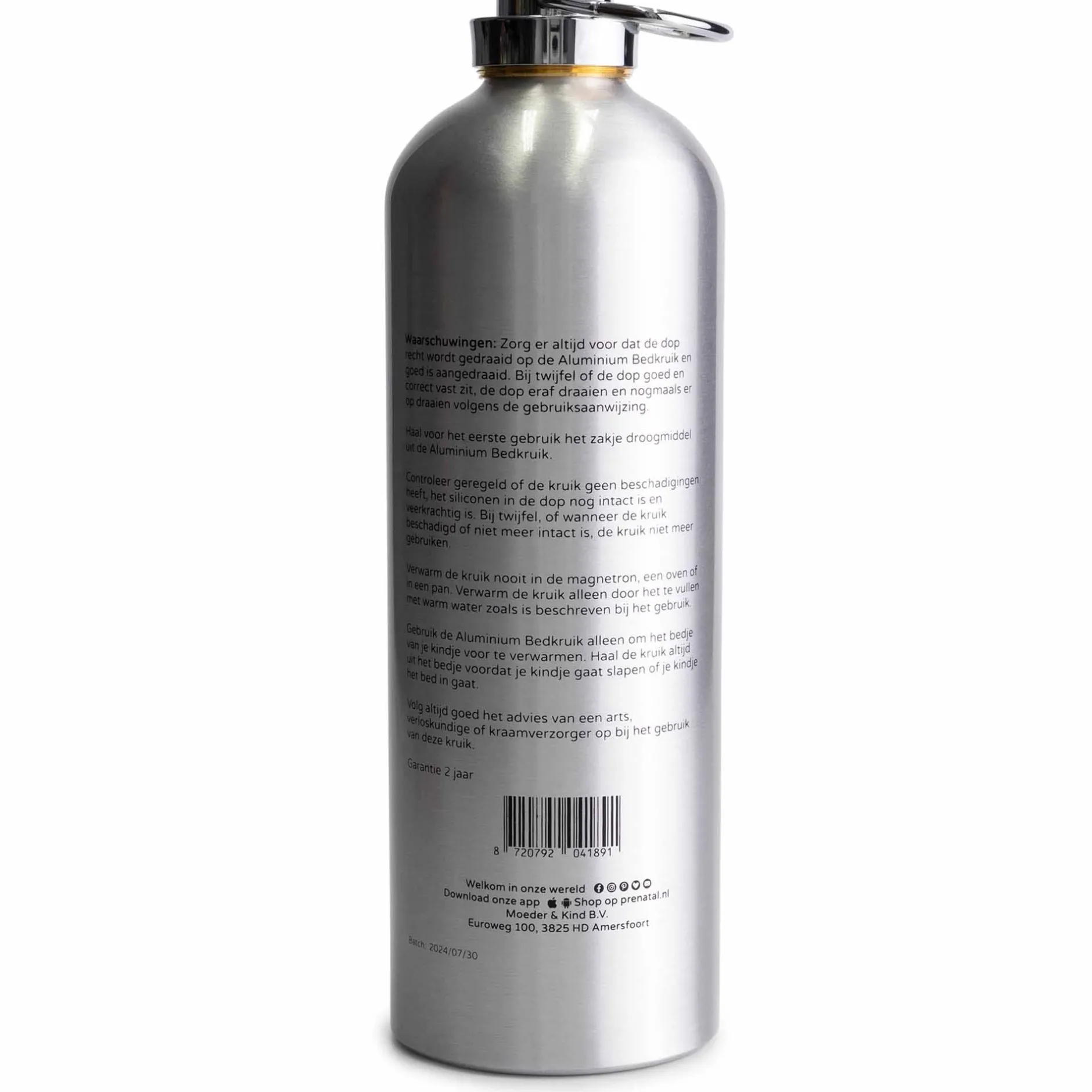 Kruiken & Kruikenzakken|Kruiken & Kruikenzakken*Prénatal Aluminium Kruik naturel