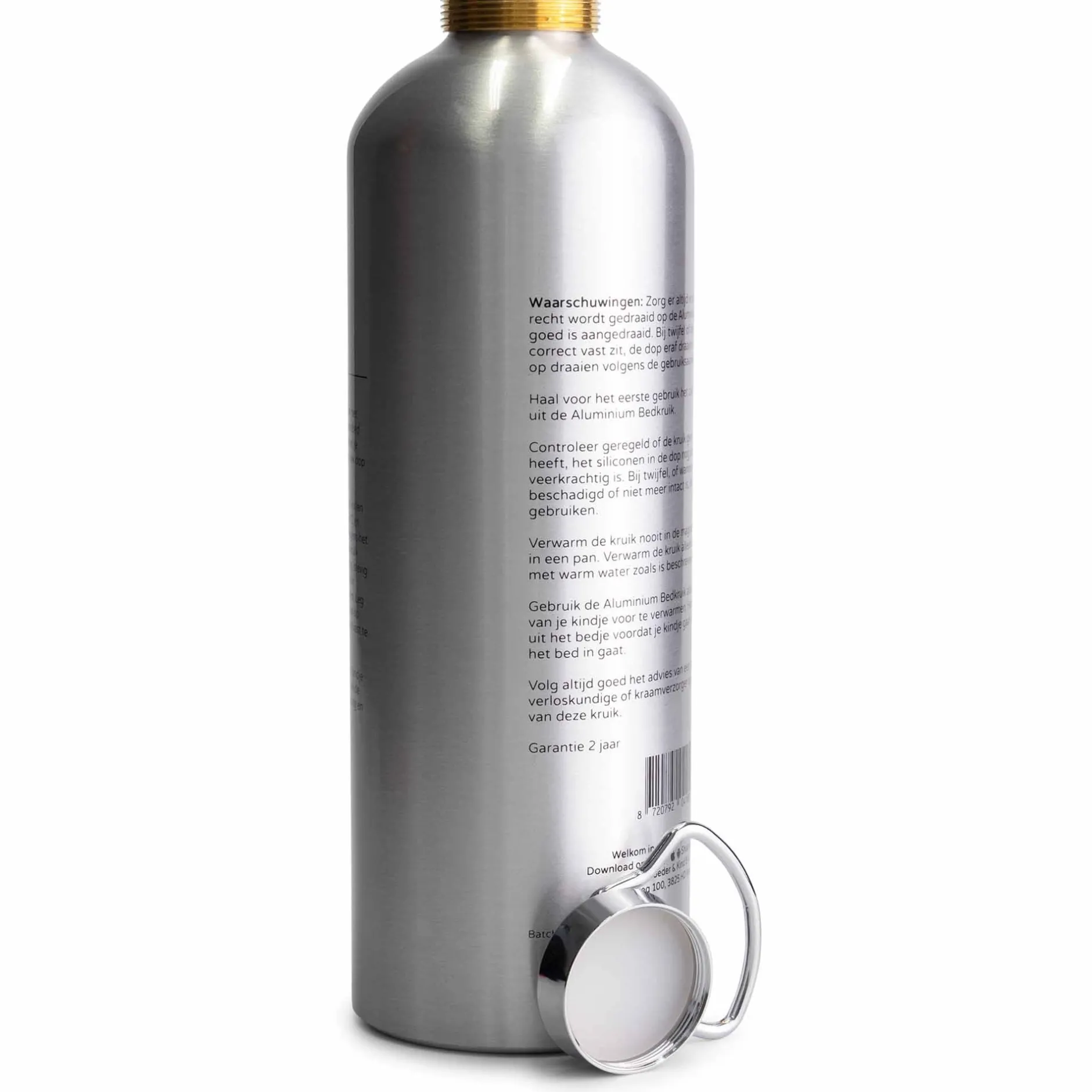 Kruiken & Kruikenzakken|Kruiken & Kruikenzakken*Prénatal Aluminium Kruik naturel