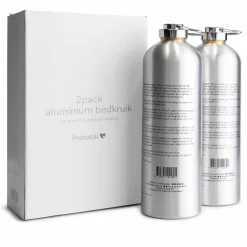 Kruiken & Kruikenzakken|Kruiken & Kruikenzakken*Prénatal Aluminium Kruik 2Pack naturel