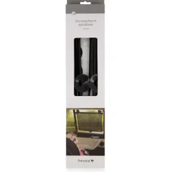 Autostoelen Groep 1|Zonneschermen*Prénatal auto zonneschermpjes oprolbaar 2 stuks Black