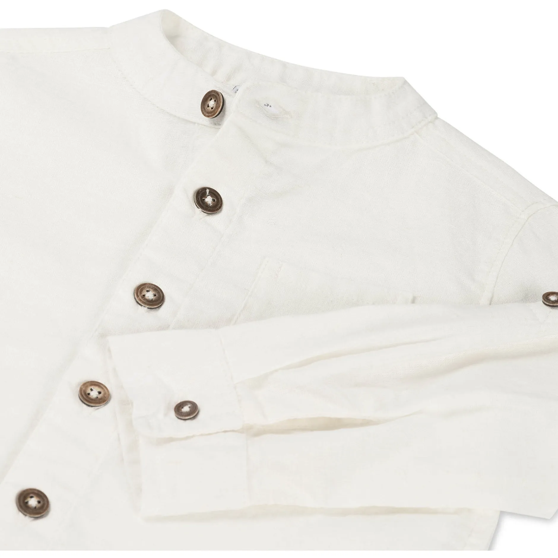 Shirts & Blouses|Shirts & Blouses*Prénatal baby blouse lange mouwen effen wit Dark Off-White