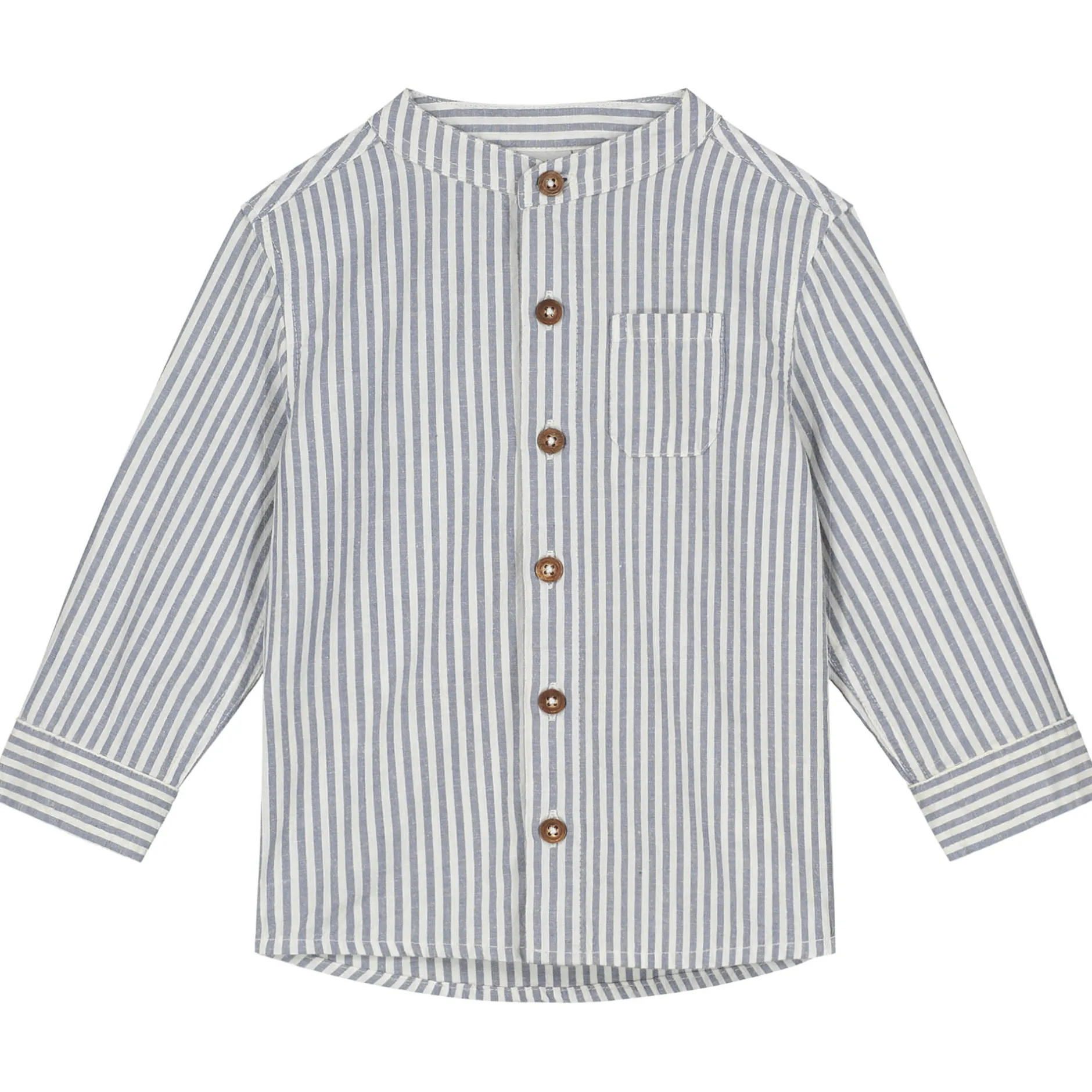 Shirts & Blouses|Shirts & Blouses*Prénatal baby blouse lange mouwen strepen blauw Dark Milky Blue