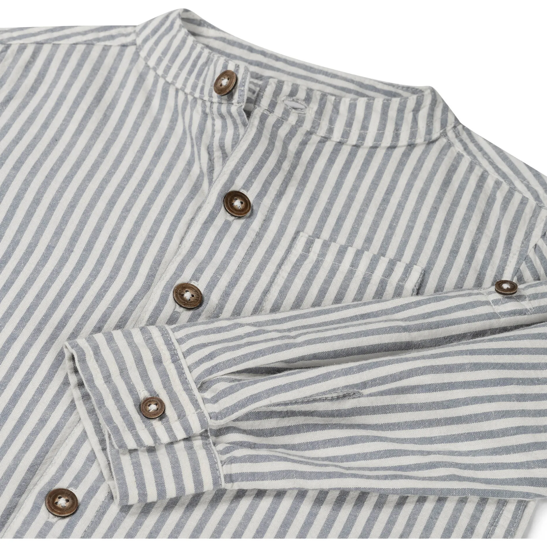 Shirts & Blouses|Shirts & Blouses*Prénatal baby blouse lange mouwen strepen blauw Dark Milky Blue