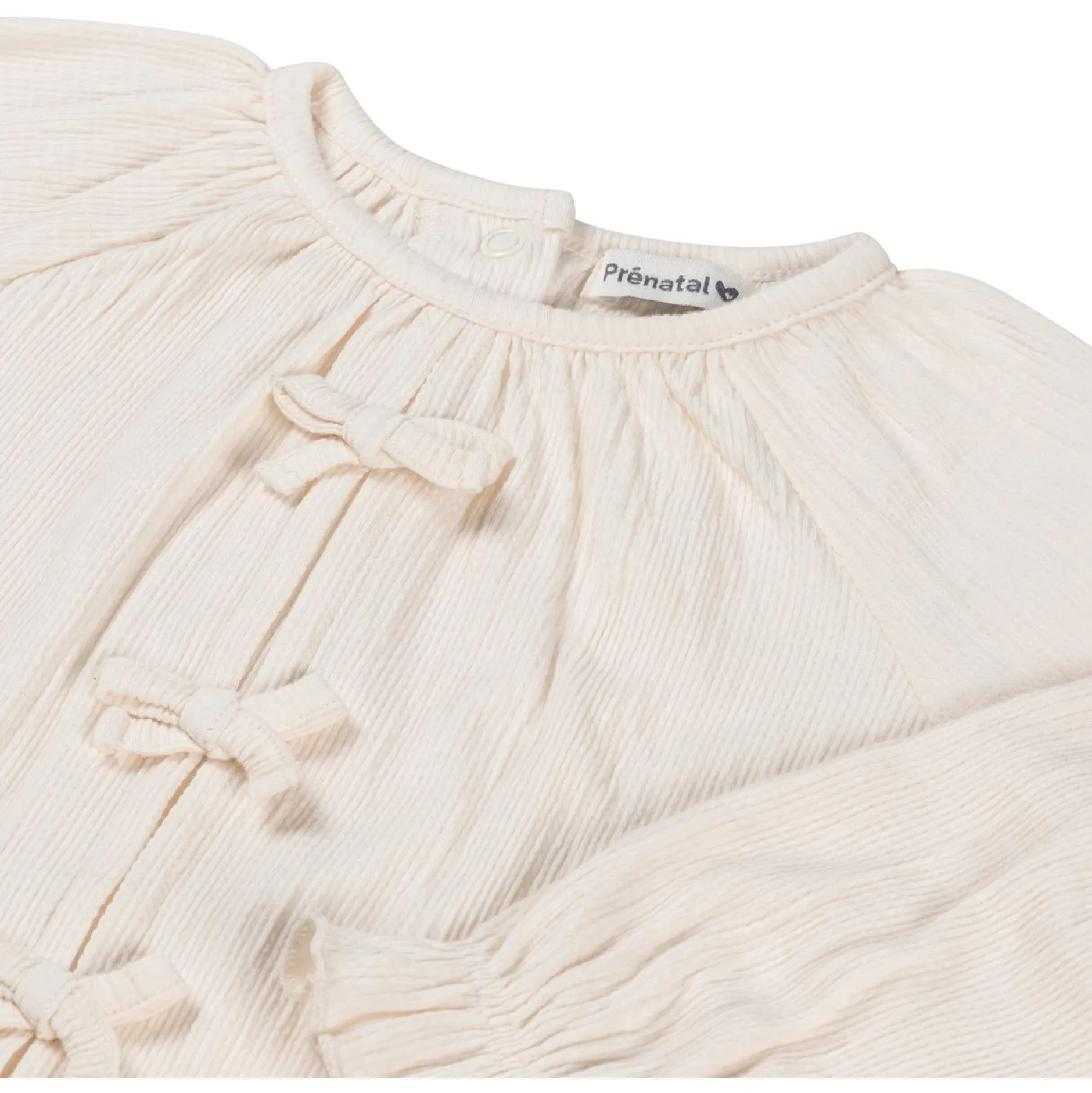 Shirts & Blouses|Shirts & Blouses*Prénatal baby blouse lange mouwen effen wit Dark Off-White
