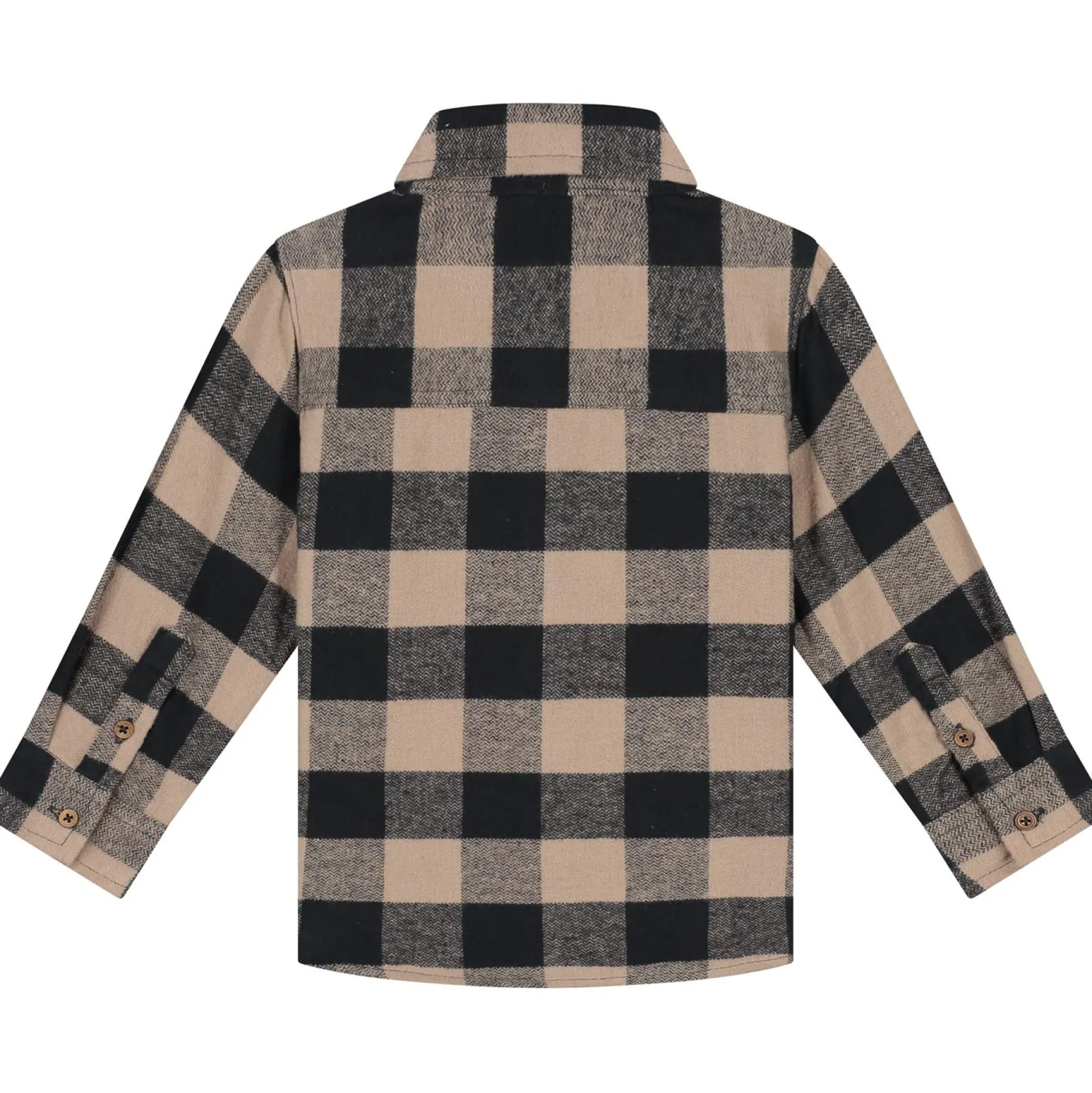 Shirts & Blouses|Shirts & Blouses*Prénatal baby blouse lange mouwen ruit bruin Light Mud Brown