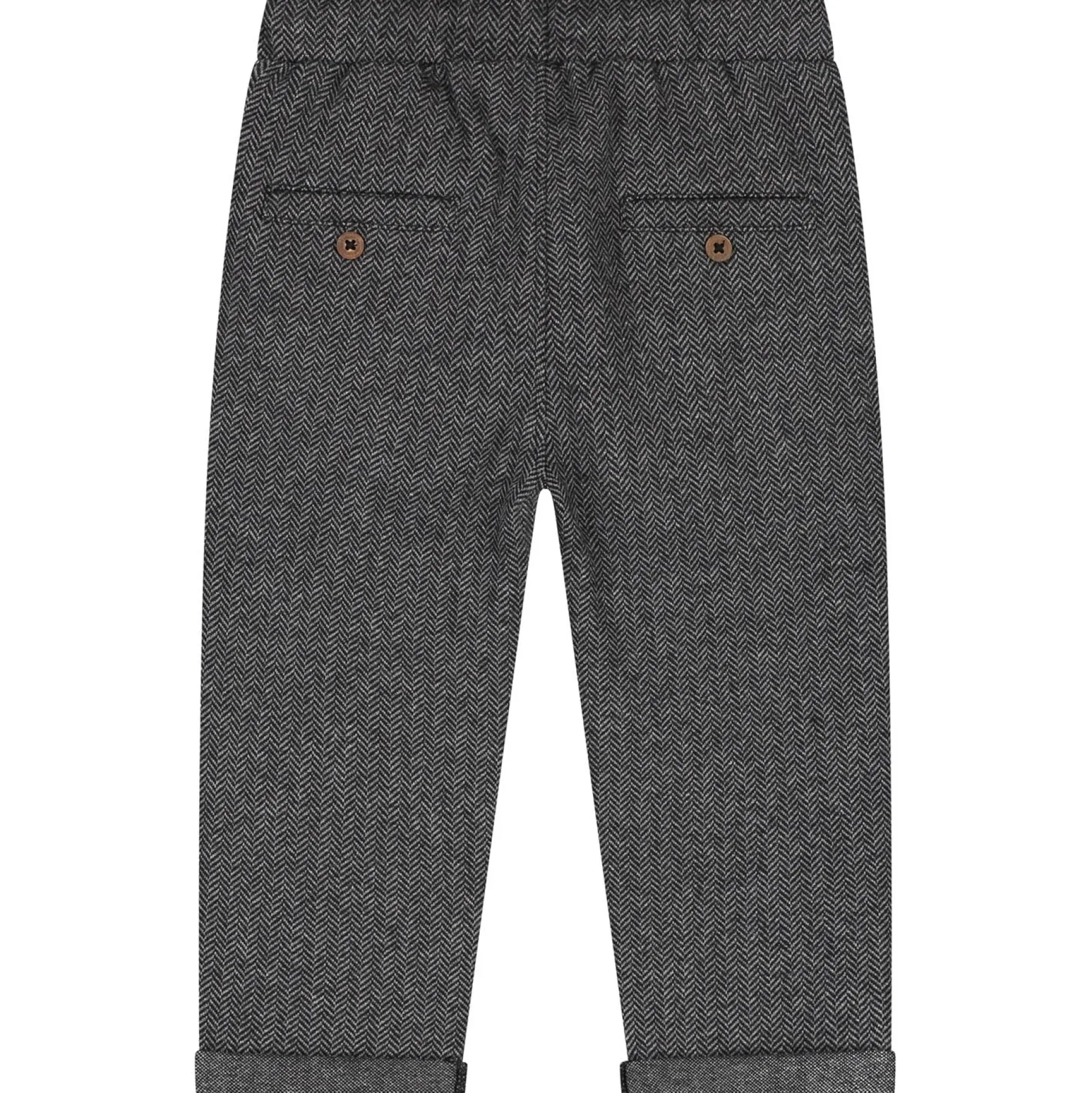 Broeken & Tuinbroeken|Broeken*Prénatal baby broek all over print grijs Anthra Grey Melange