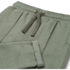 Broeken & Tuinbroeken|Broeken*Prénatal baby broek effen groen Leaf Gree