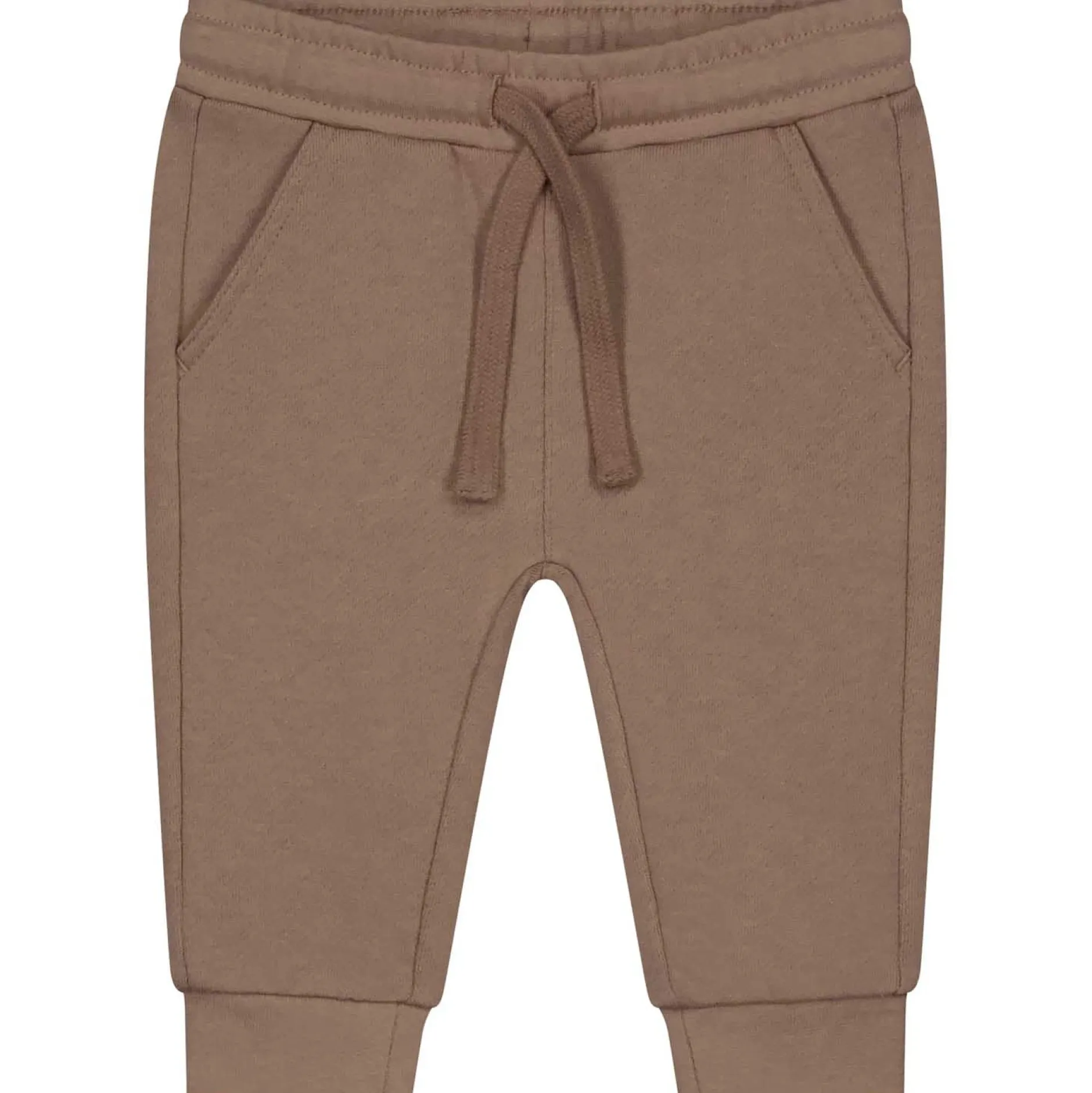 Broeken & Tuinbroeken|Broeken*Prénatal baby broek effen bruin Light Mud Brown