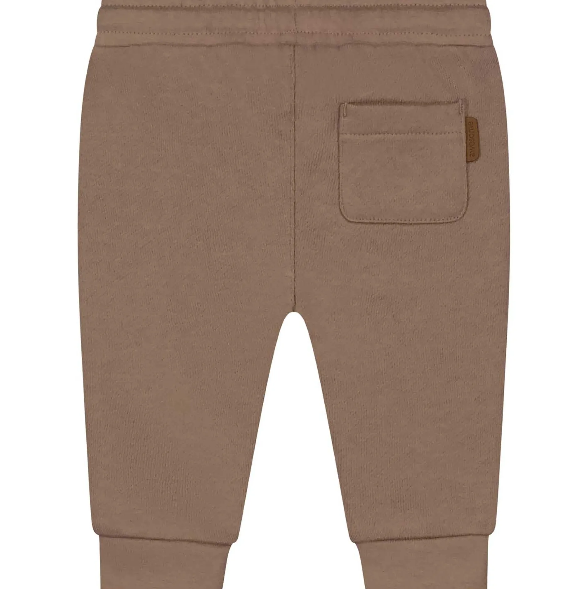 Broeken & Tuinbroeken|Broeken*Prénatal baby broek effen bruin Light Mud Brown
