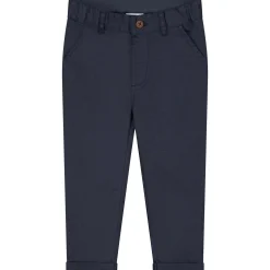 Broeken & Tuinbroeken|Broeken*Prénatal baby broek effen blauw Dark Bluegrey