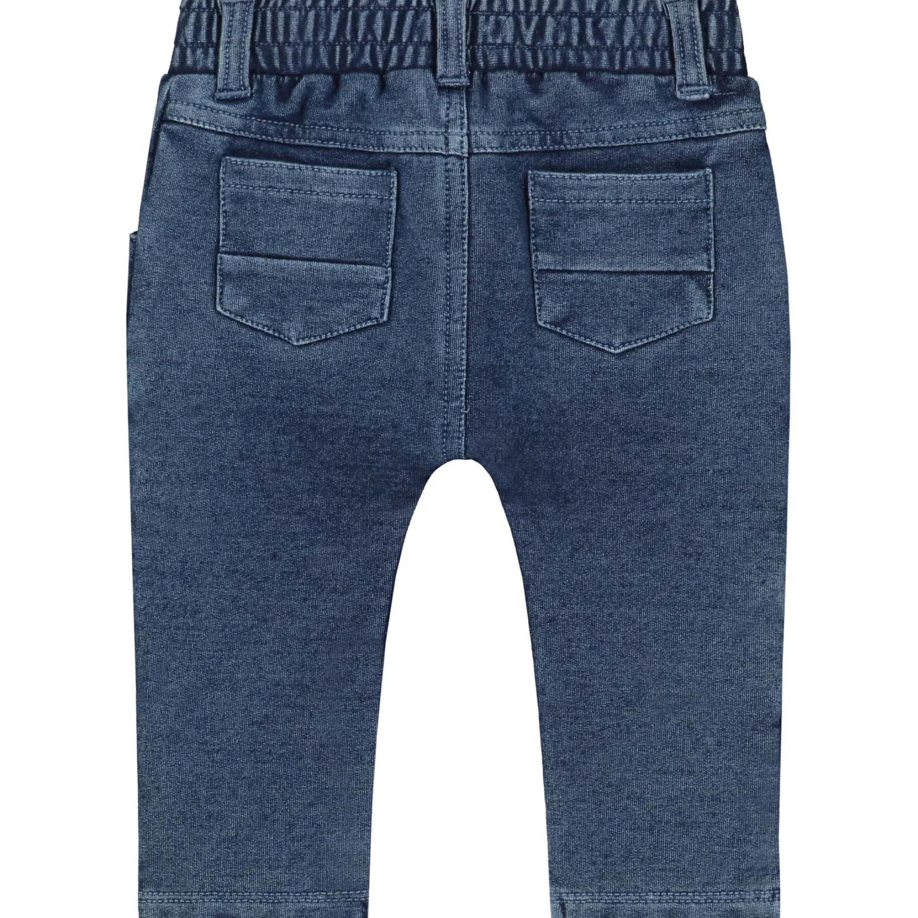 Broeken & Tuinbroeken|Broeken*Prénatal baby broek effen blauw Mid Blue Denim