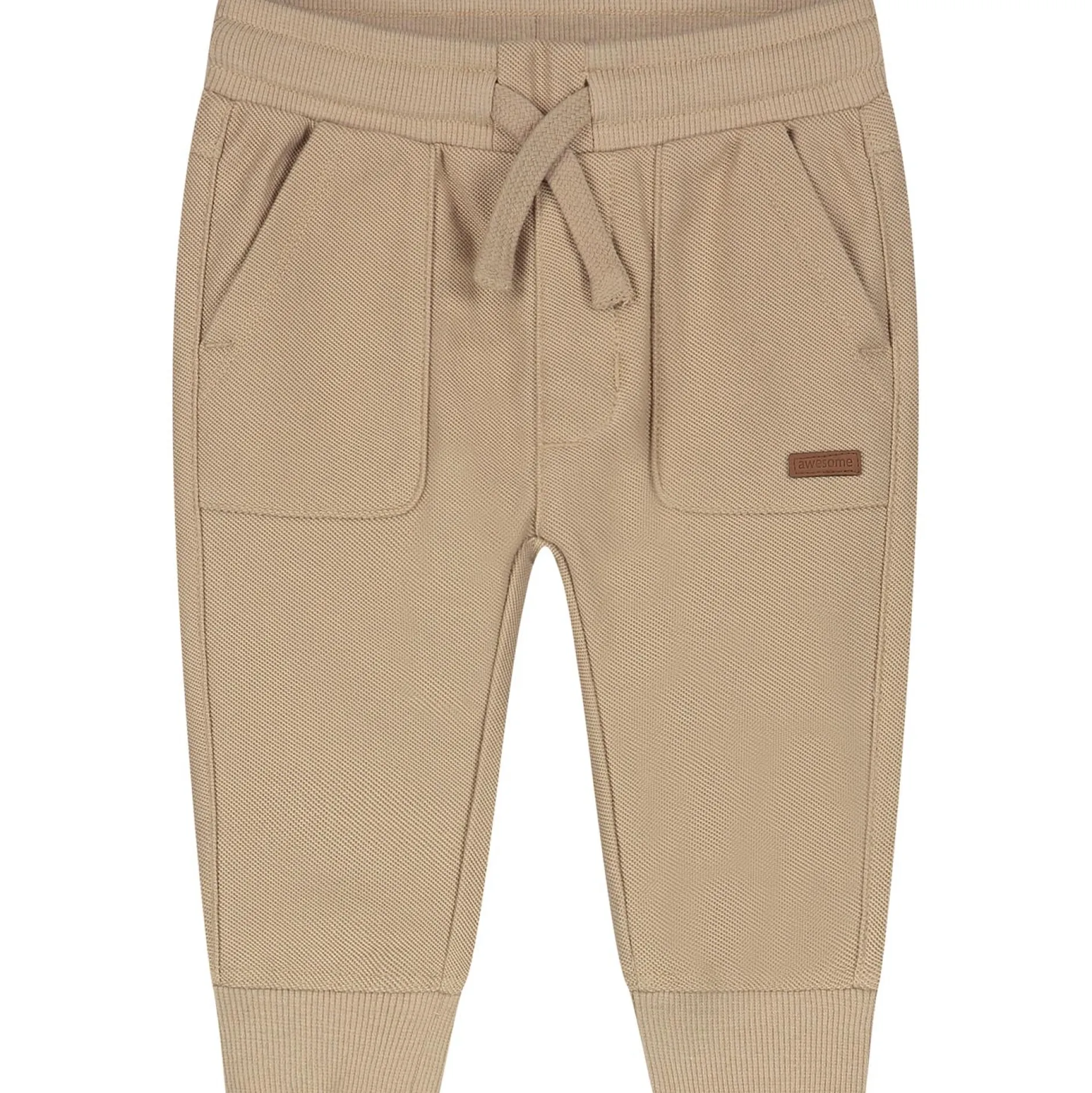 Broeken & Tuinbroeken|Broeken*Prénatal baby broek effen beige Light Beige Brown