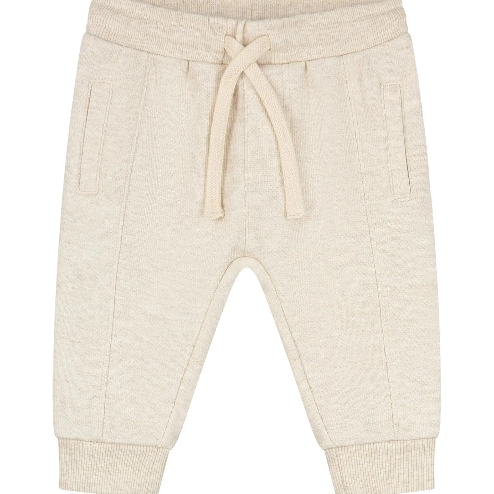 Broeken & Tuinbroeken|Broeken*Prénatal baby broek effen beige Soft Beige Melange