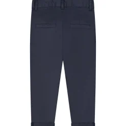 Broeken & Tuinbroeken|Broeken*Prénatal baby broek  effen blauw Dark Bluegrey