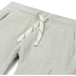 Broeken & Tuinbroeken|Broeken*Prénatal baby broek effen grijs Dark Brown Melange