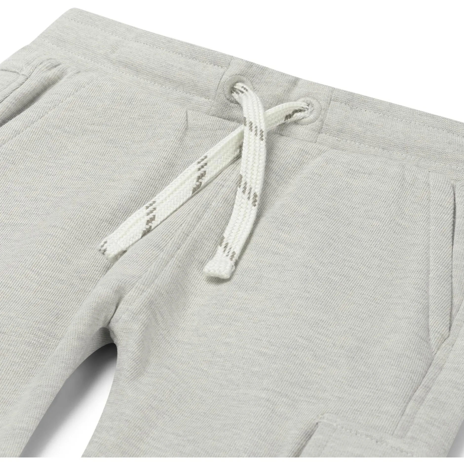Broeken & Tuinbroeken|Broeken*Prénatal baby broek effen grijs Dark Brown Melange