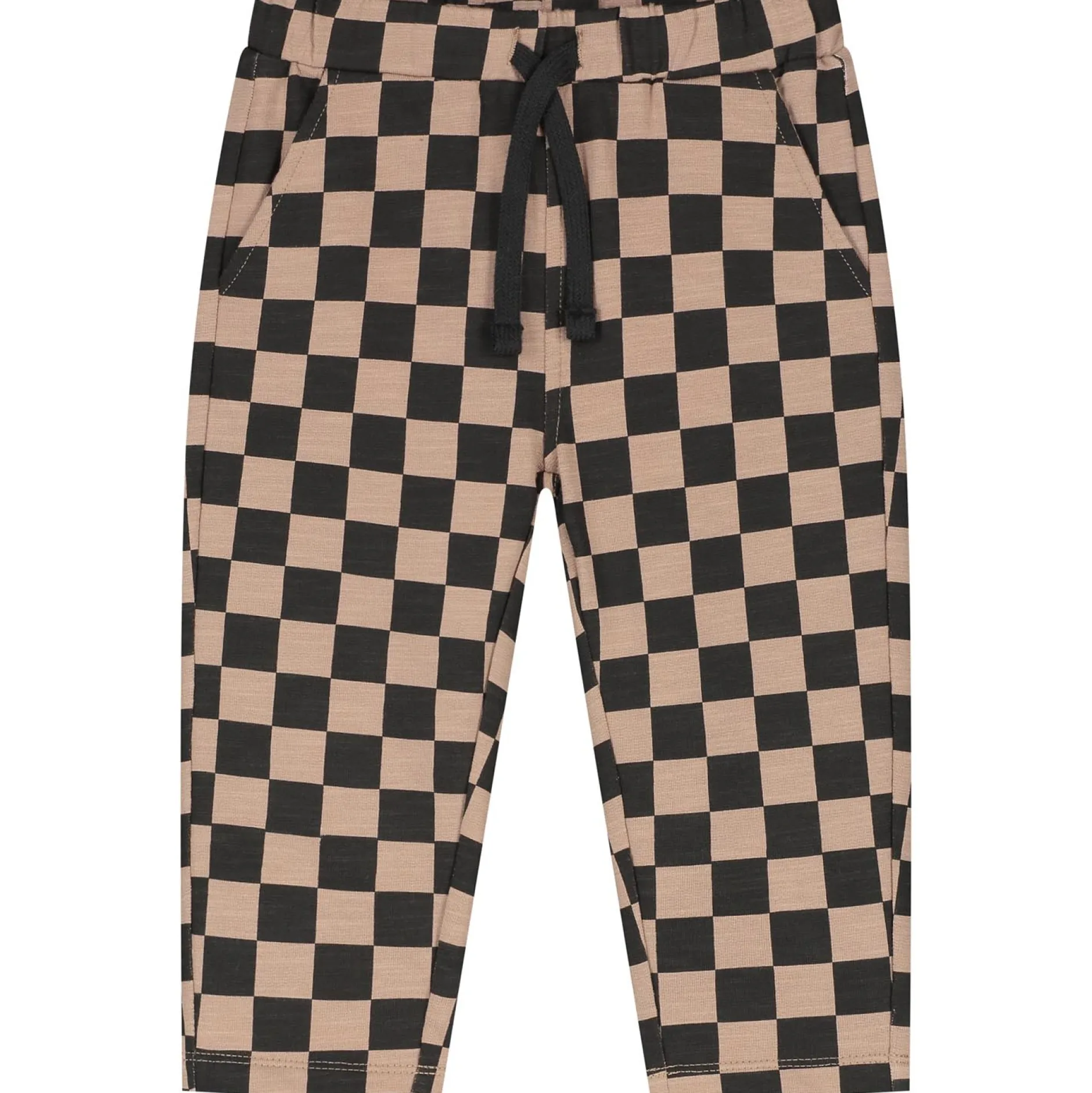 Broeken & Tuinbroeken|Broeken*Prénatal baby broek ruit bruin Light Mud Brown