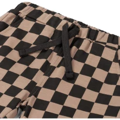 Broeken & Tuinbroeken|Broeken*Prénatal baby broek ruit bruin Light Mud Brown