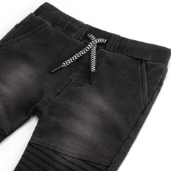 Broeken & Tuinbroeken|Broeken*Prénatal baby broek zwart Black Denim