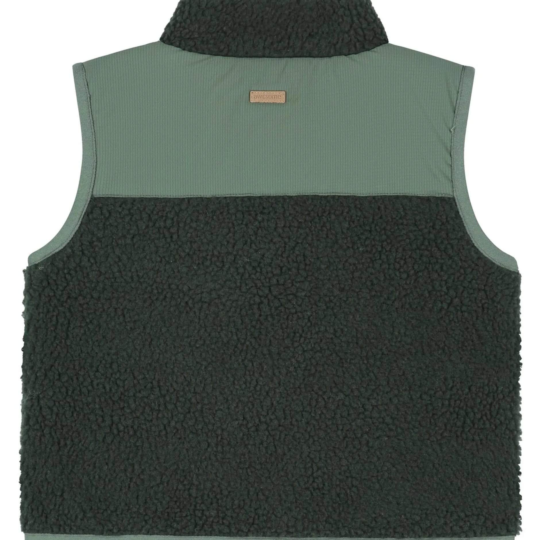 Truien & Vesten|Vesten*Prénatal baby gilet mouwloos meerkleurig groen Leaf Gree