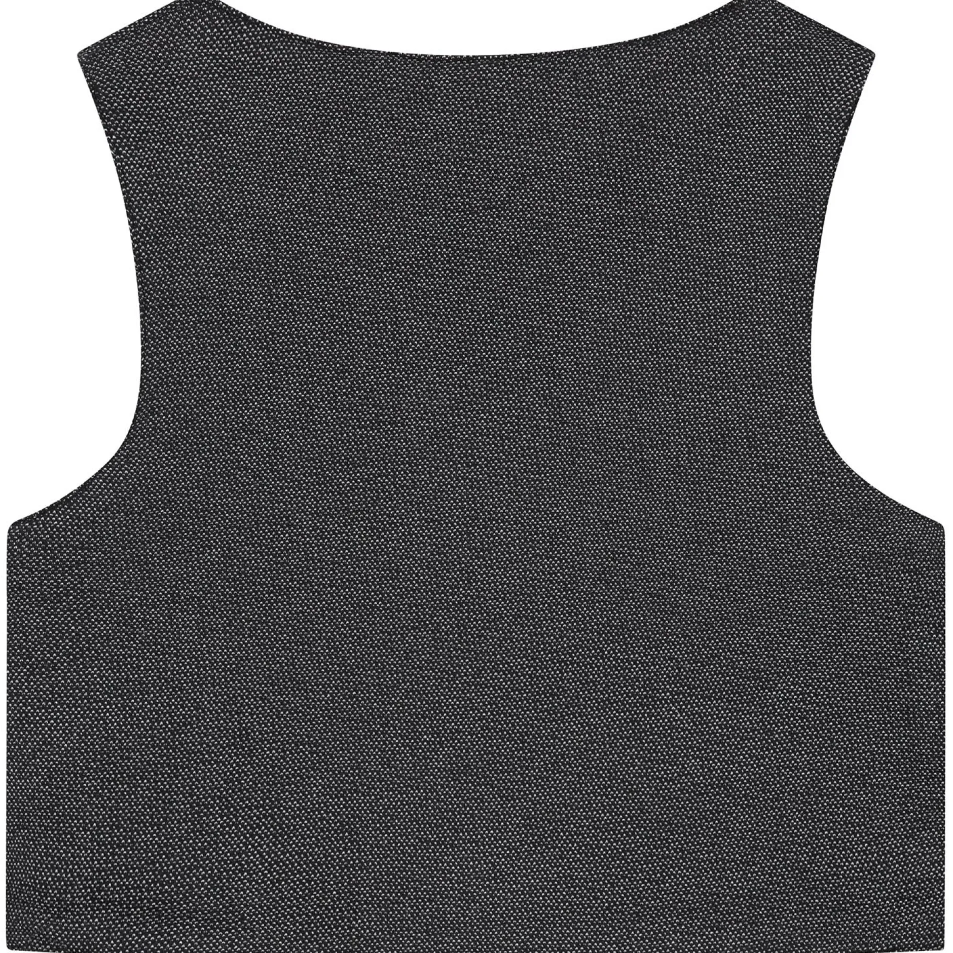 Truien & Vesten|Vesten*Prénatal baby gilet mouwloos effen antraciet Grey Melee Dark