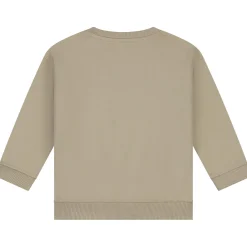 Truien & Vesten|Truien & Sweaters*Prénatal baby joggingpak lange mouwen effen beige Mid Bisquit