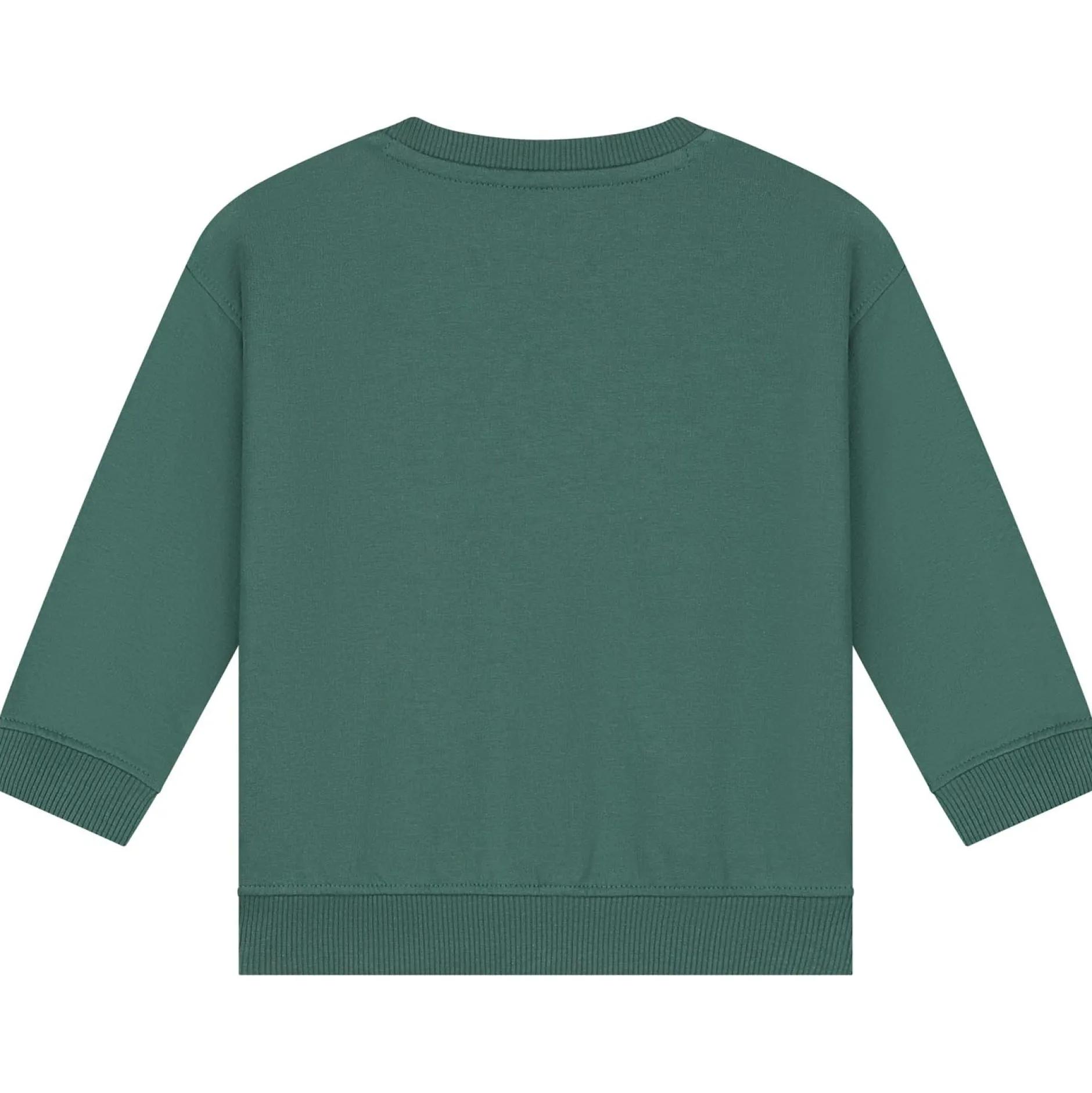 Truien & Vesten|Truien & Sweaters*Prénatal baby joggingpak lange mouwen effen groen Forestgreen
