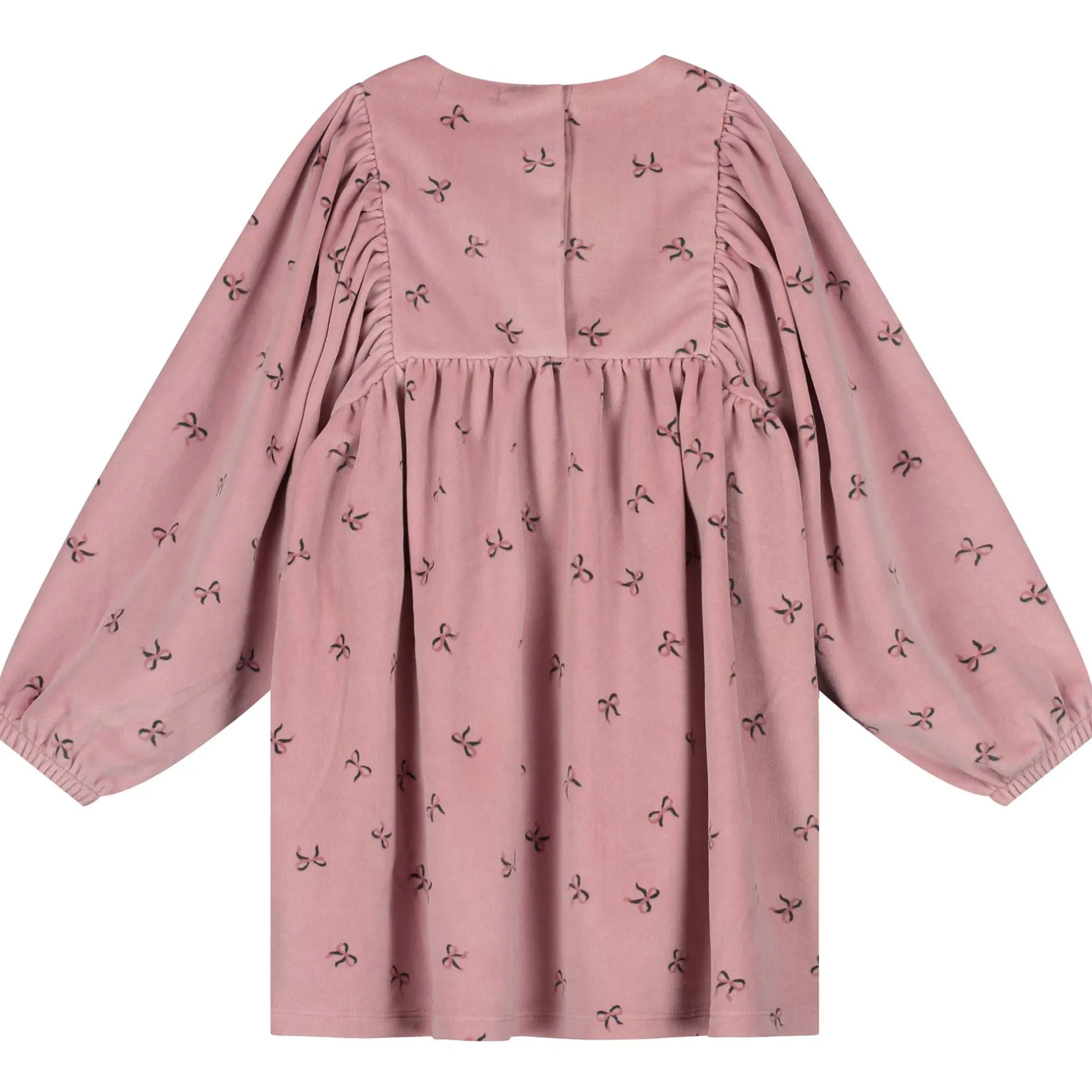 Jurken & Rokken|Jurken & Rokken*Prénatal baby jurk lange mouwen all over print roze Light Pinkshade