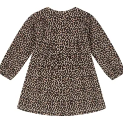 Jurken & Rokken|Jurken & Rokken*Prénatal baby jurk lange mouwen dierenprint multi Almond