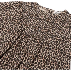 Jurken & Rokken|Jurken & Rokken*Prénatal baby jurk lange mouwen dierenprint multi Almond