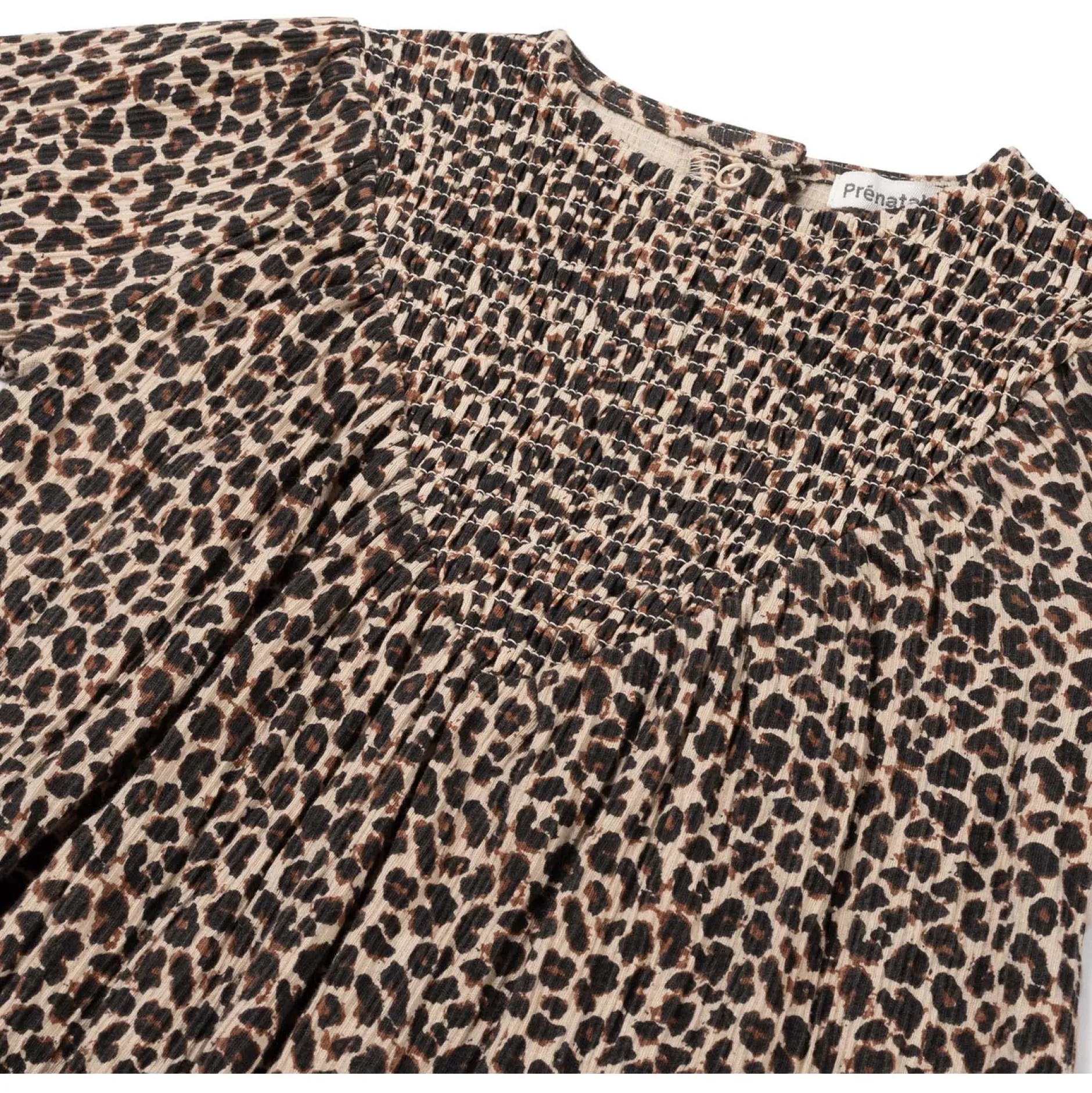 Jurken & Rokken|Jurken & Rokken*Prénatal baby jurk lange mouwen dierenprint multi Almond
