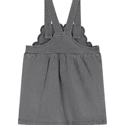 Jurken & Rokken|Jurken & Rokken*Prénatal baby jurk mouwloos effen grijs Mid Grey Denim