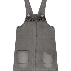 Jurken & Rokken|Jurken & Rokken*Prénatal baby jurk mouwloos effen grijs Light Grey Denim