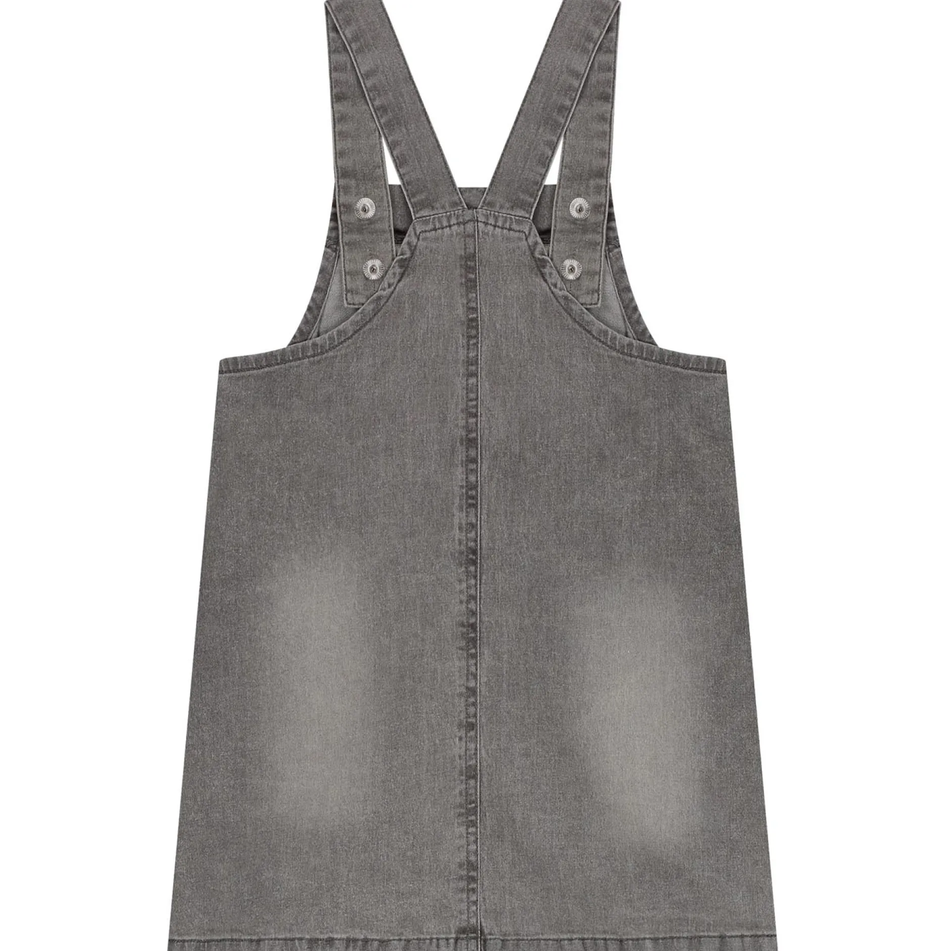 Jurken & Rokken|Jurken & Rokken*Prénatal baby jurk mouwloos effen grijs Light Grey Denim